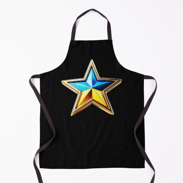 Item preview, Ukrainian Pride - Vibrant Blue & Gold Star Emblem designed and sold by Highlandkings.