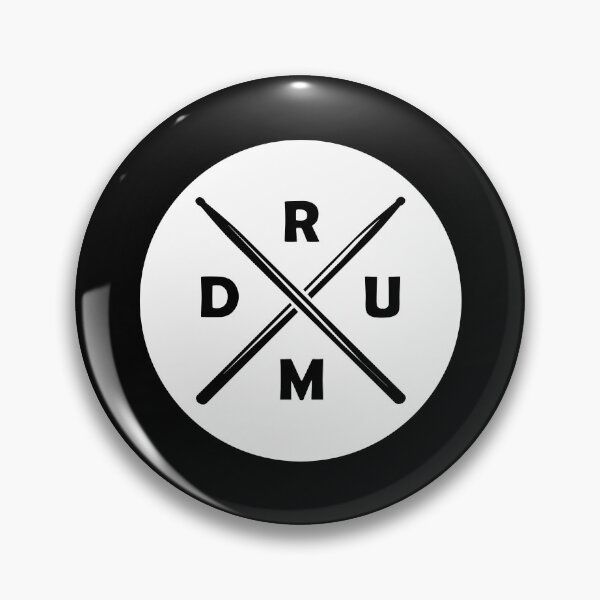 Item preview, Crossed Drum Sticks designed and sold by omahatrading.