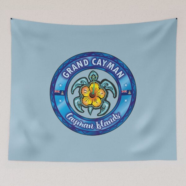 Item preview, Grand Cayman sea turtle hibiscus designed and sold by studioss76.