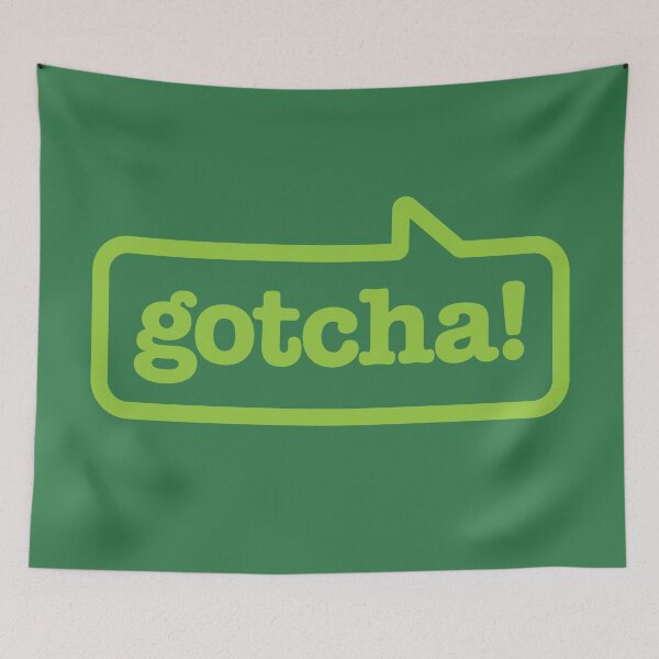 Item preview, Gotcha! (Green on Green) designed and sold by Justin Ellis.