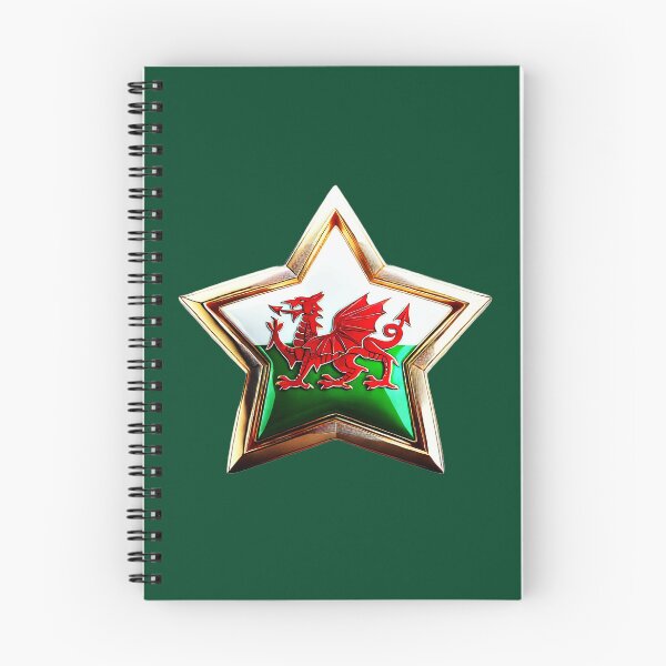 Item preview, Welsh Dragon - Bold Cymru Star Emblem designed and sold by Highlandkings.