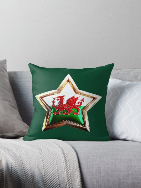 Item preview, Welsh Dragon - Bold Cymru Star Emblem designed and sold by Highlandkings.