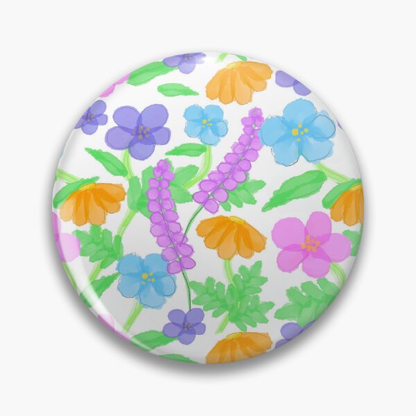 Item preview, Watercolor Spring Wildflowers designed and sold by Laura DeCamp.