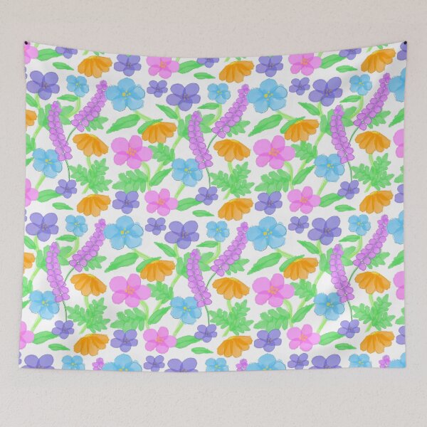 Item preview, Watercolor Spring Wildflowers designed and sold by Laura DeCamp.