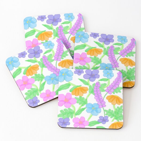 Item preview, Watercolor Spring Wildflowers designed and sold by Laura DeCamp.