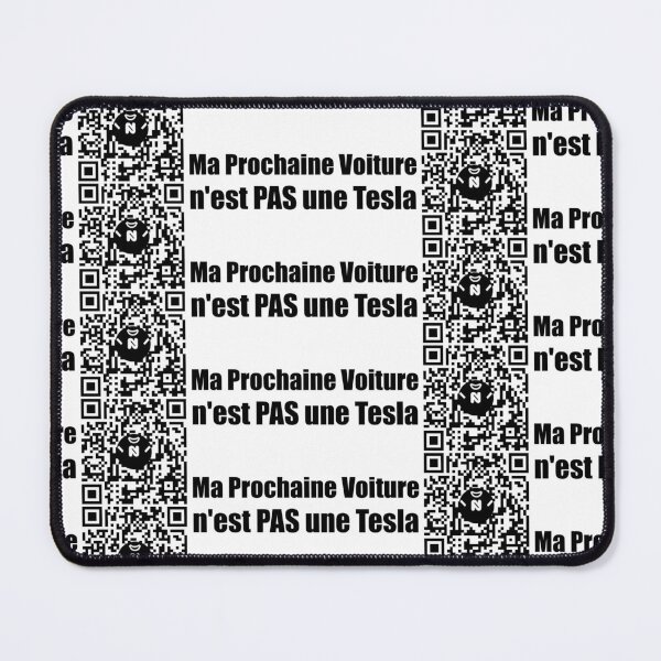 Item preview, Ma Prochaine Voiture n'est PAS une Tesla - Medium Print designed and sold by Nico's NovelTs.