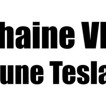 Artwork thumbnail, Ma Prochaine VE n'est PAS une Tesla - Small Print by Nico's NovelTs