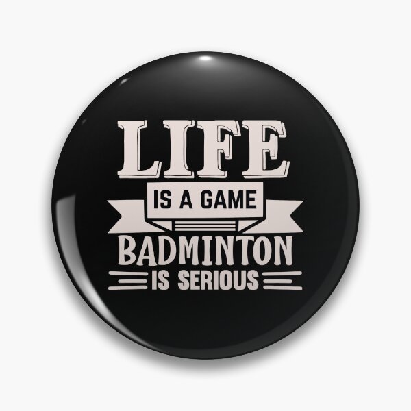 Artikelvorschau, Das Leben ist ein Spiel Badminton ist ernst entworfen und verkauft von allistermariam.