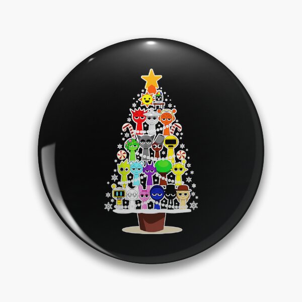 Item preview, Christmas Pine Tree Sprunki Game Funny  designed and sold by TreArtiveMinde.