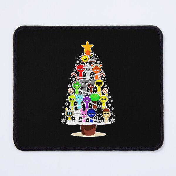 Item preview, Christmas Pine Tree Sprunki Game Funny  designed and sold by TreArtiveMinde.