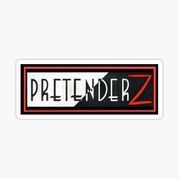 Pretenderz - Red outline Sticker