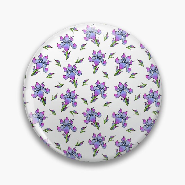 Artikelvorschau, Blütenblätter und Knospen der Iris entworfen und verkauft von magicgardenart.