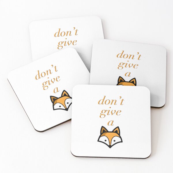 Item preview, don't give a fox designed and sold by Stellar Creations.