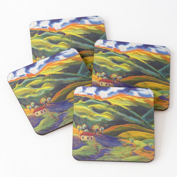 Item preview, Tuscan fields - Kandinsky style designed and sold by Robyn Selem.