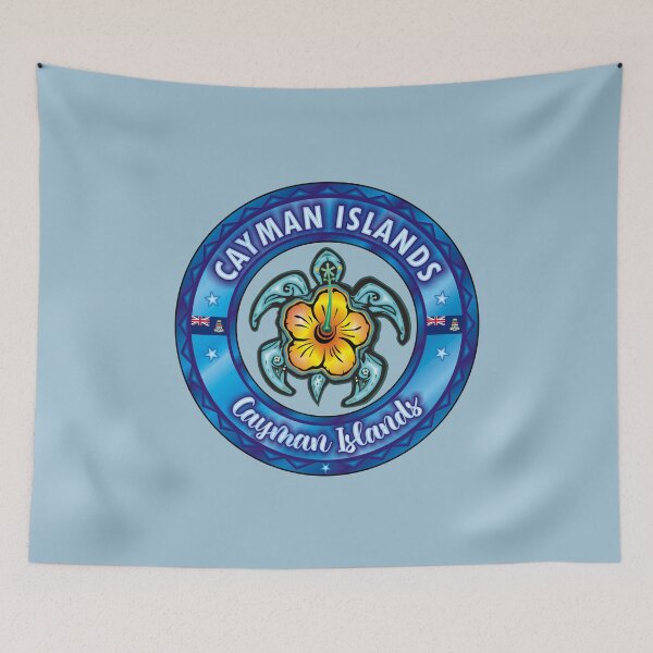 Item preview, Cayman Islands sea turtle hibiscus designed and sold by studioss76.