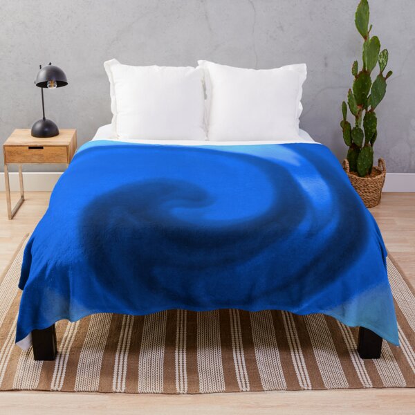 Aperçu de l'œuvre Motif circulaire bleu tie dye créée et vendue par steeleart1.