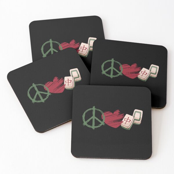 Item preview, Peace Love Mahjong Chinese Board Strategy Game Solitaire designed and sold by Dressed For  Duty.