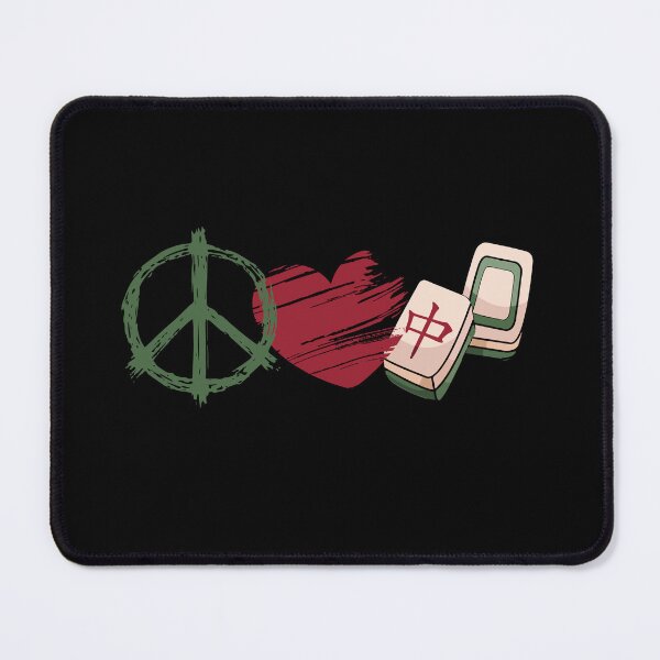 Item preview, Peace Love Mahjong Chinese Board Strategy Game Solitaire designed and sold by Dressed For Duty.
