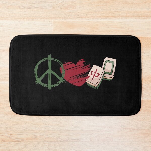 Item preview, Peace Love Mahjong Chinese Board Strategy Game Solitaire designed and sold by Dressed For  Duty.