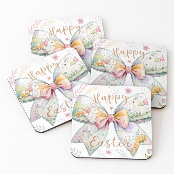 Item preview, happy easter hair bow designed and sold by GogoGrove.