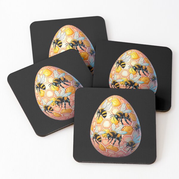 Item preview, Easter Egg - Honey Bees 1 designed and sold by FlipStitch Tees.