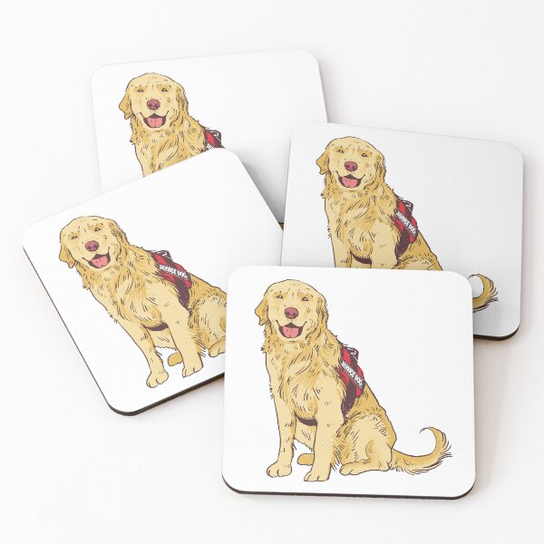 Item preview, Golden Retriever Service Dog designed and sold by CheesyTeesAU.