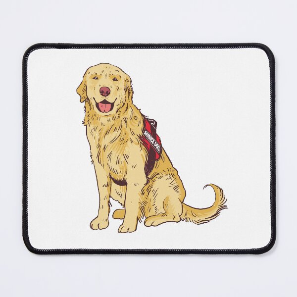 Item preview, Golden Retriever Service Dog designed and sold by CheesyTeesAU.