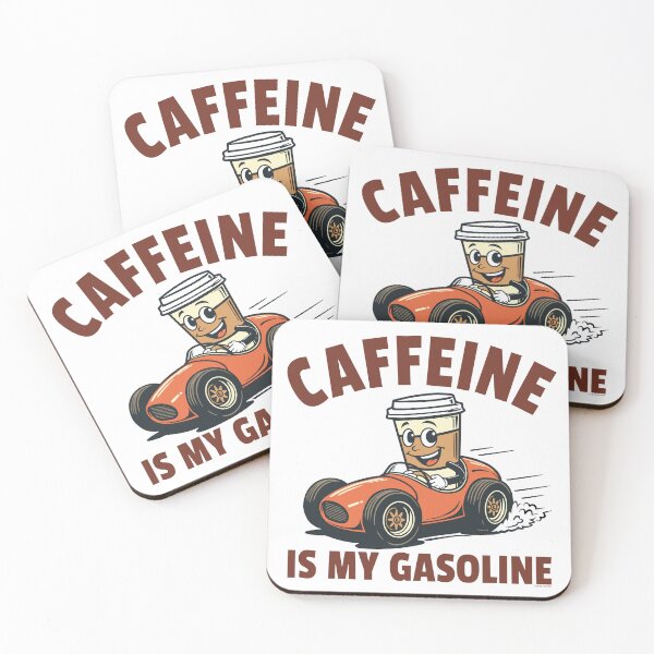 Item preview, Caffeine is my Gasoline designed and sold by Automotive Art by Greg.