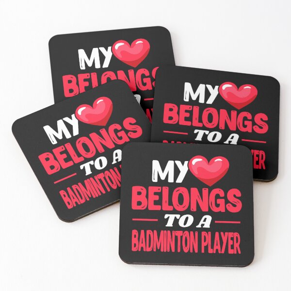 Item preview, My Heart To A Badminton Player designed and sold by allistermariam.