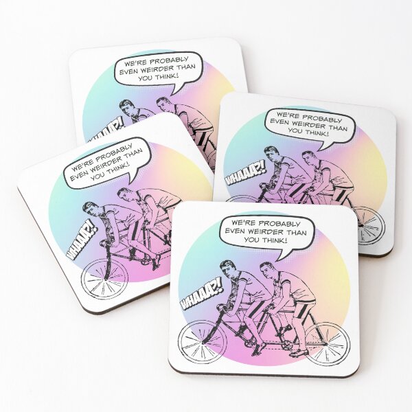 Item preview, We're Probably Even Weirder Than You Think! Tandem Cyclist Gift designed and sold by SSustainable.