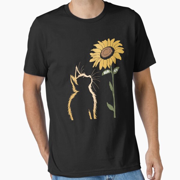 Artikel-Vorschau von 8647 Subtile Anti-Trump 86 47 Katze Sonnenblume, Katzenliebhaber, designt und verkauft von ChicTeeshop.