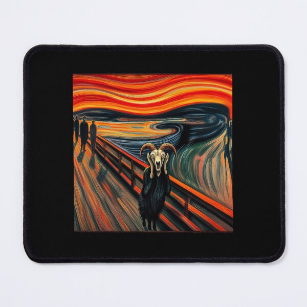 Item preview, Funny Screaming Goat Meme Goat Scream Painting Vintage designed and sold by KAYDEE01212 ✨.