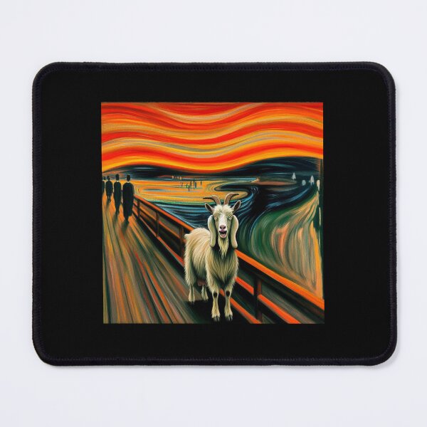Item preview, Funny Screaming Goat Meme Goat Scream Painting Vintage designed and sold by KAYDEE01212 ✨.