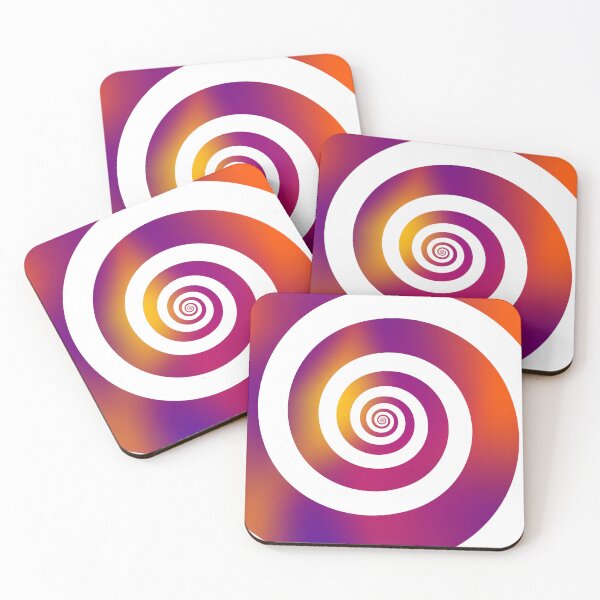 Item preview, Psychedelic Sunset Hypnotizing Swirl Abstract Illusion Design  designed and sold by patternsoup.