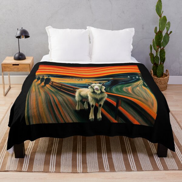 Item preview, Funny Screaming Goat Meme Goat Scream Painting Vintage designed and sold by KAYDEE01212 ✨.