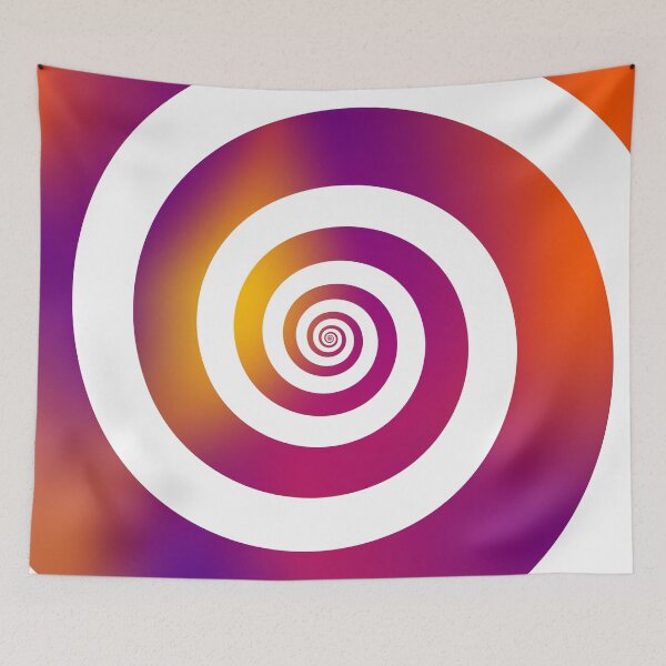 Item preview, Psychedelic Sunset Hypnotizing Swirl Abstract Illusion Design  designed and sold by patternsoup.