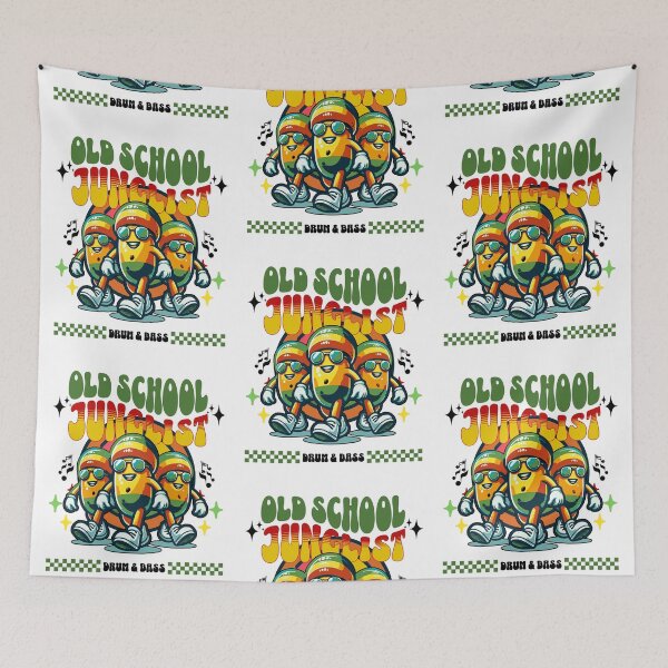 Item preview, JUNGLIST  - Old School DNB Flavor (black)  designed and sold by Discothreadz.
