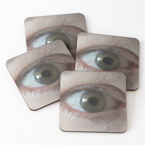 Item preview, Green-Hazel Eye Close-Up – Macro Human Eye Photography designed and sold by John-NW-Shop.