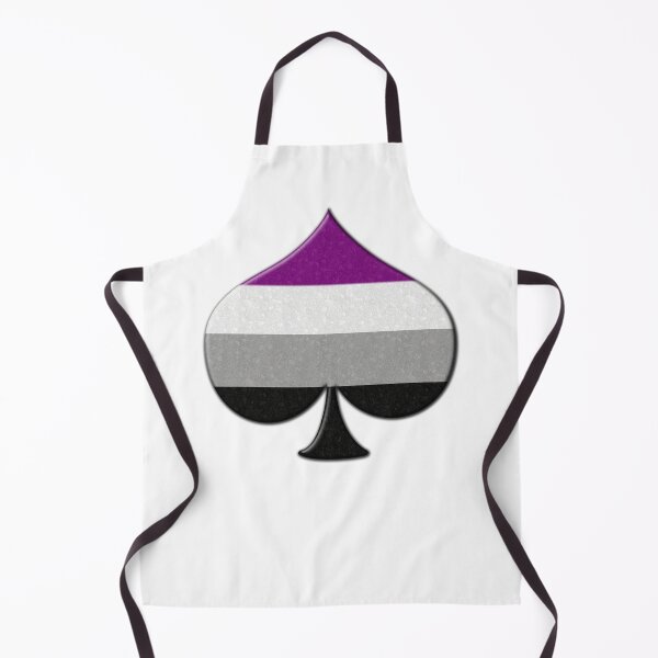 Item preview, Large Ace Symbol in Asexual Pride Flag Colors designed and sold by LiveLoudGraphic.