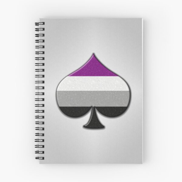 Item preview, Large Ace Symbol in Asexual Pride Flag Colors designed and sold by LiveLoudGraphic.