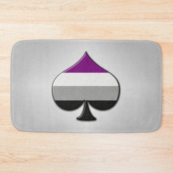 Item preview, Large Ace Symbol in Asexual Pride Flag Colors designed and sold by LiveLoudGraphic.