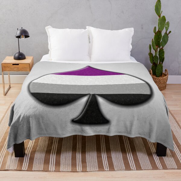 Item preview, Large Ace Symbol in Asexual Pride Flag Colors designed and sold by LiveLoudGraphic.