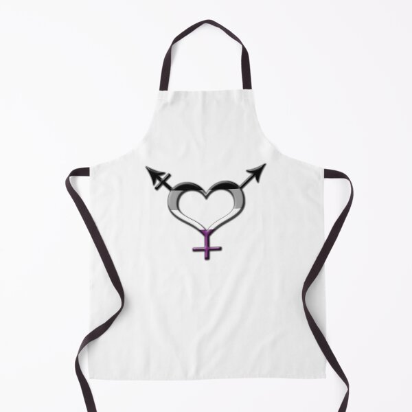 Item preview, Heart-Shaped Asexual Pride Transgender Symbol designed and sold by LiveLoudGraphic.