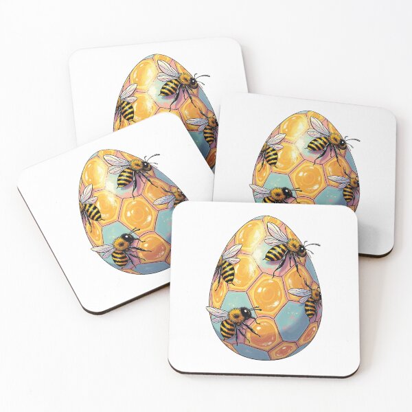 Item preview, Easter Egg - Honey Bees 4 designed and sold by FlipStitch Tees.