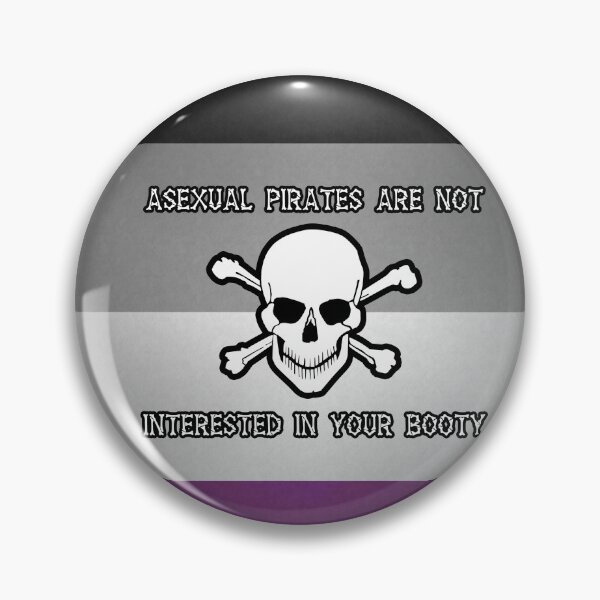 Item preview, Asexual Pirates are NOT Interested in Your Booty designed and sold by LiveLoudGraphic.