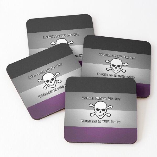 Item preview, Asexual Pirates are NOT Interested in Your Booty designed and sold by LiveLoudGraphic.