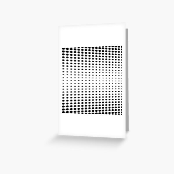 dot gradient 02 - op art Greeting Card