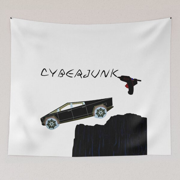Item preview, Cyber Junk Truck Falling Off A Cliff -black designed and sold by KATKattalestv.