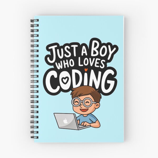 Item preview, Just a Boy Who Loves Coding designed and sold by Artyx_Design.