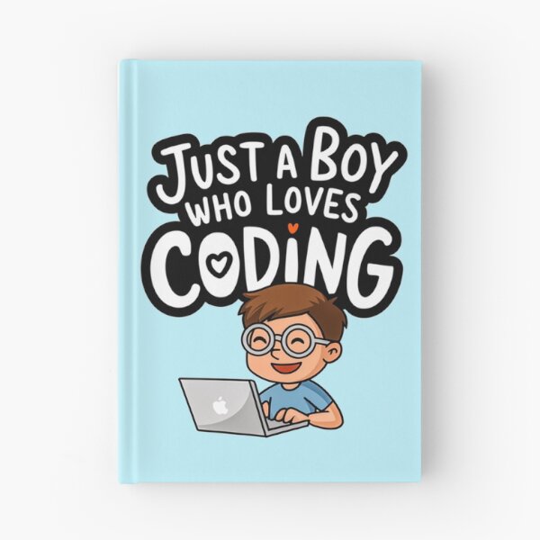 Item preview, Just a Boy Who Loves Coding designed and sold by Artyx_Design.
